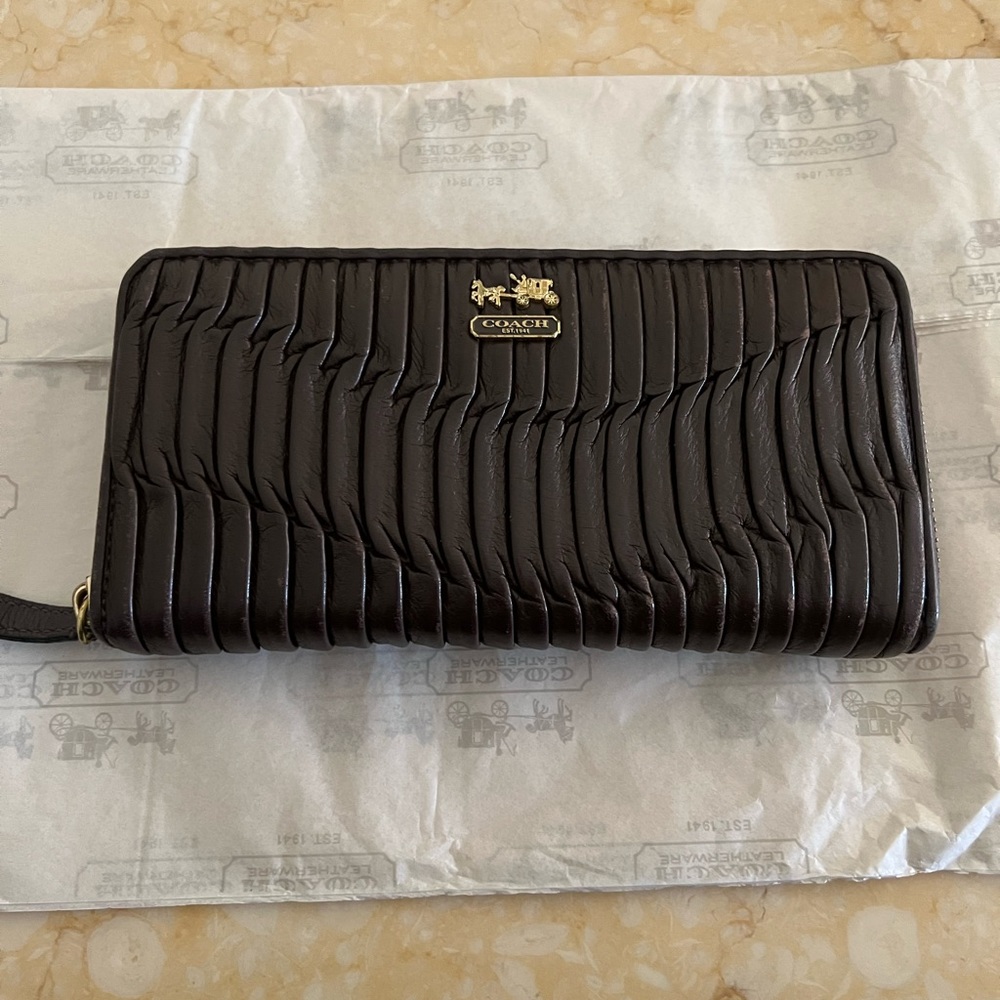 Brown Coach wallet